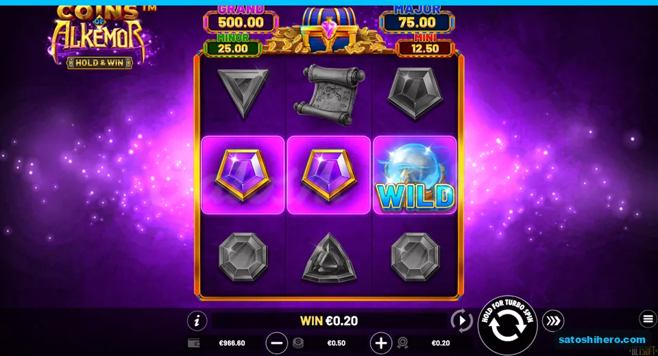 $0.20 line win across the middle row