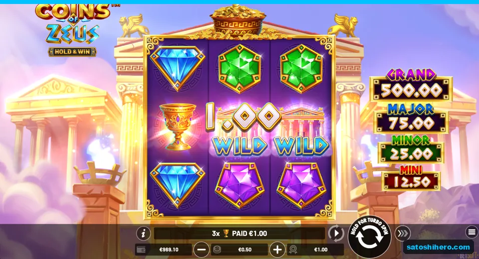 $1.00 line win with goblet and wilds