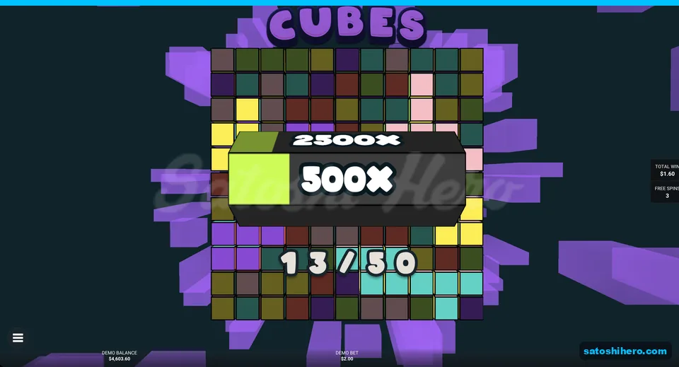 Purple sticky block across the full grid