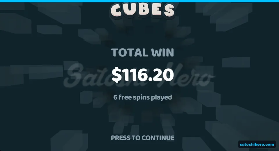 Total win card showing $116.20