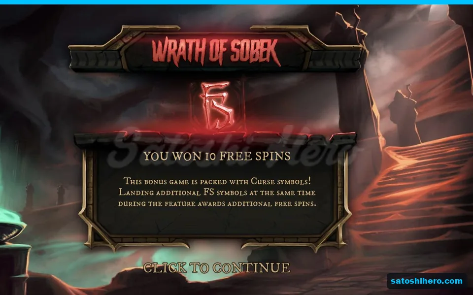 Intro card awards 10 free spins