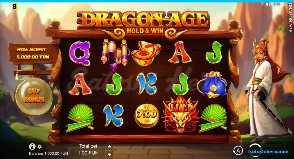 Base screen with reels and jackpot panel