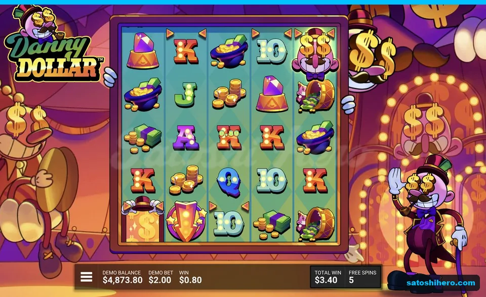 Reel indicators sit above active free spins