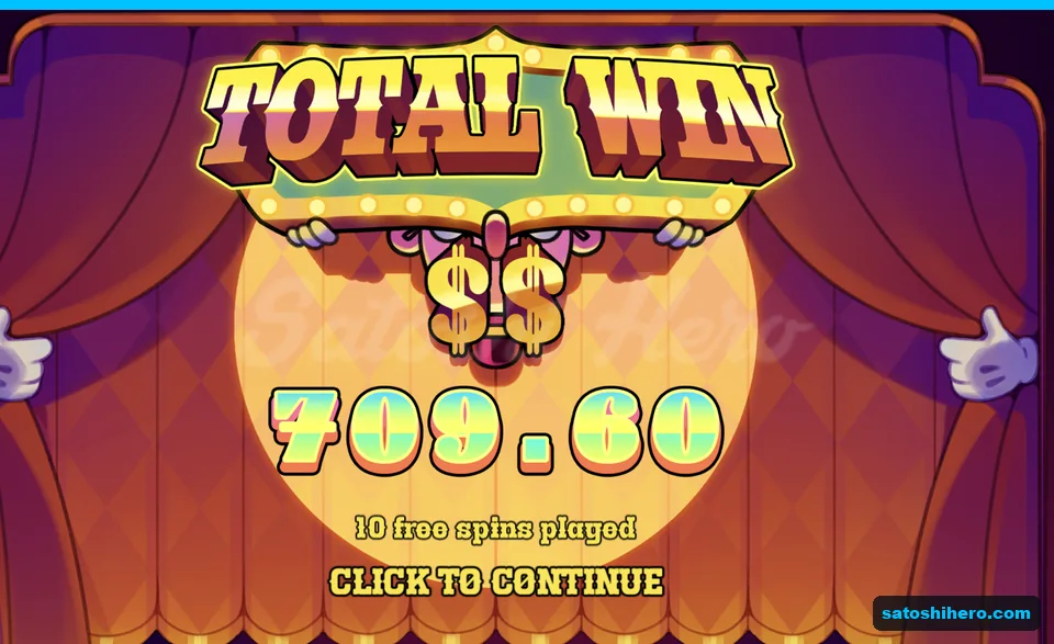 Total win card shows seven hundred nine sixty