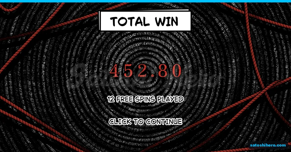 Total card shows $452.80 from 12 spins