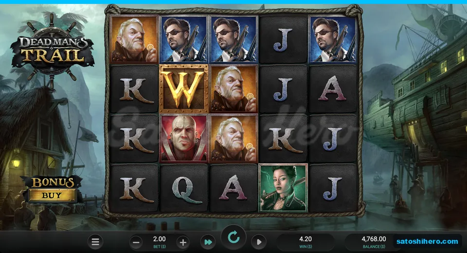 Golden Wild among crew symbols with $4.20 win