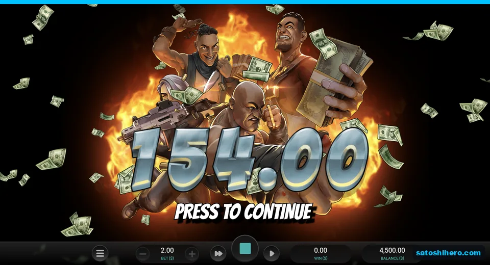 Collect screen shows a 154.00 dollar result