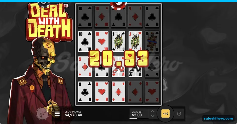 JOKER card flips rows into paid poker hands