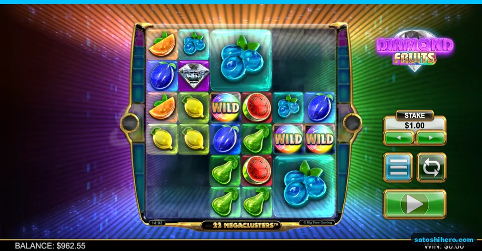 Five-reel grid settled before a spin