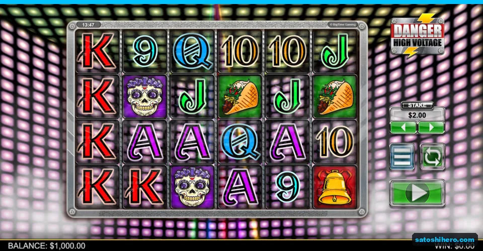 Six-reel grid settled on $1,000 balance