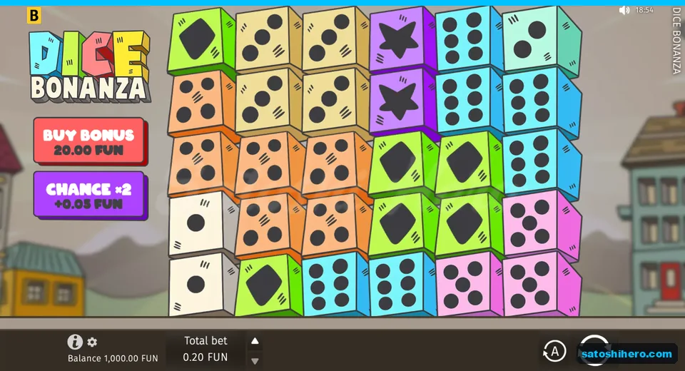Board at rest with balance and bet controls