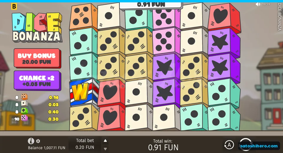 Board showing 0.91 total cluster win