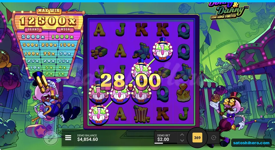 Donny symbols connect for a $28 win