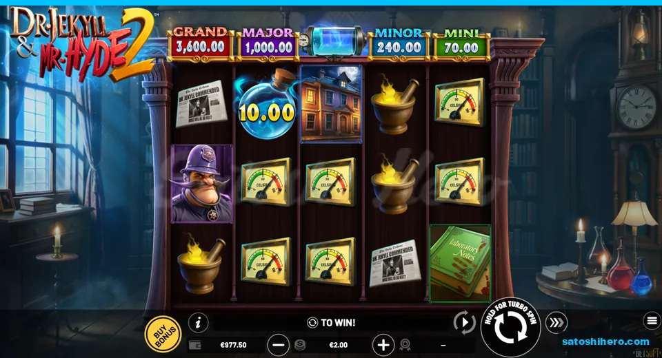$977.50 balance beside idle reels and blue potion