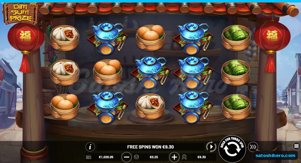 $9.30 free spins total displayed over persistent teapot wilds