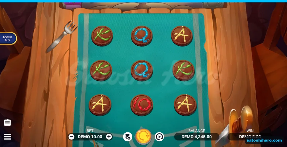5.00 DEMO win bar over letter symbols