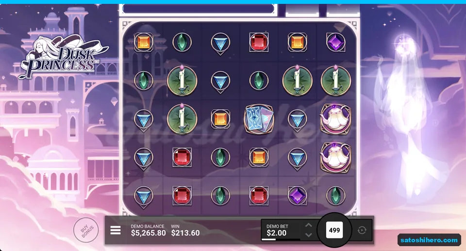 Base game screen showing $213.60 win