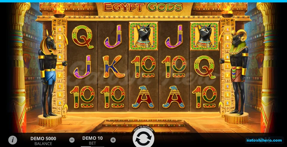 5,000 balance shown beside a settled temple reel grid