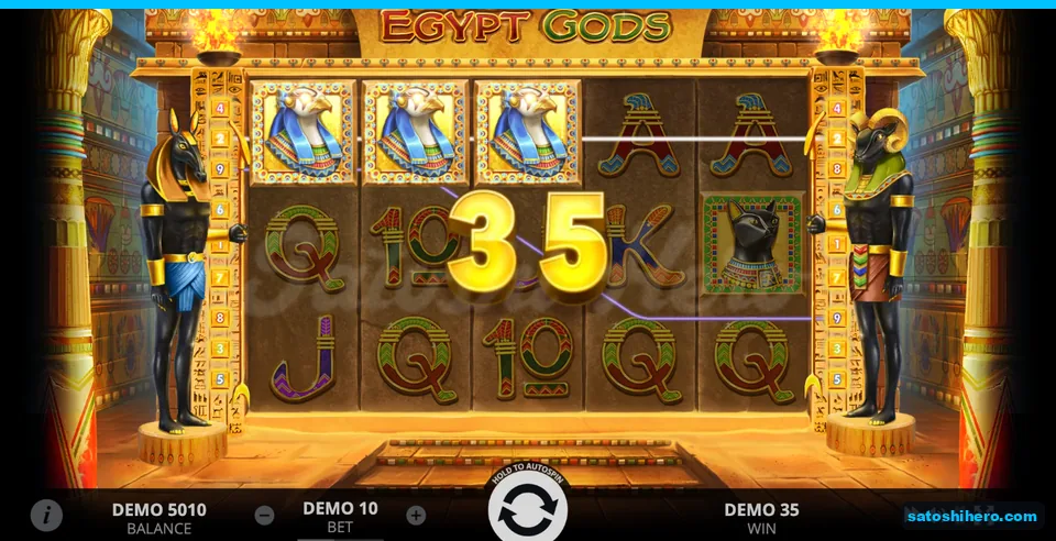 35 win shown across three Horus falcons on top row