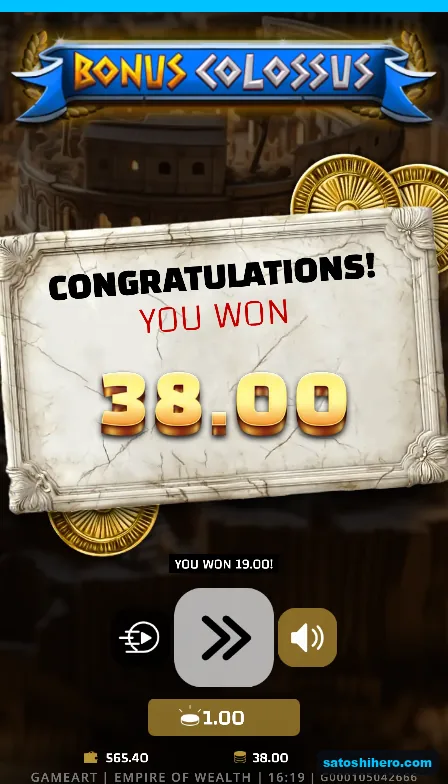 $38.00 shown on the completed collection round tablet
