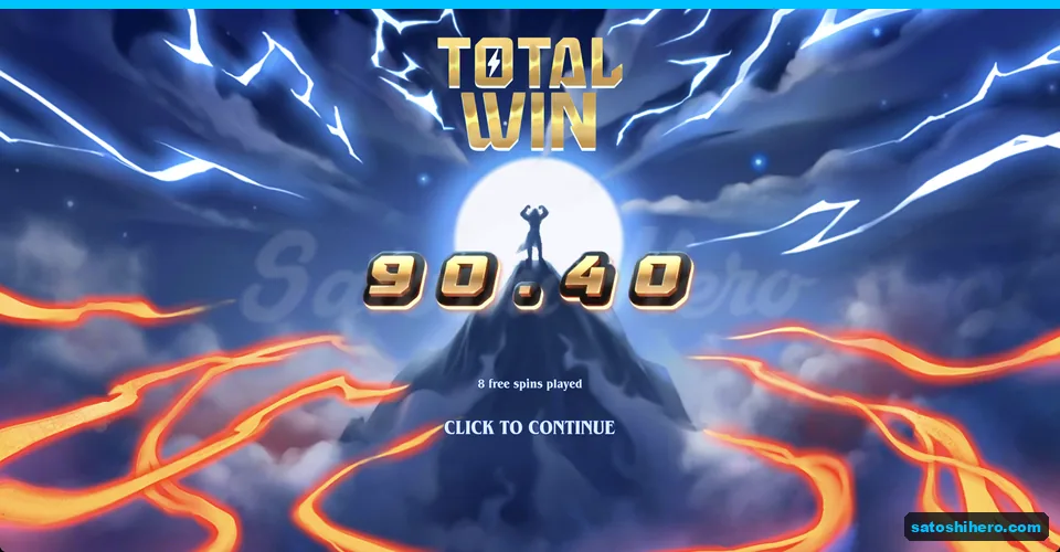 Total card shows $90.40 from 8 spins