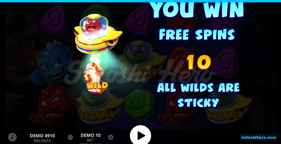 10 Free Spins announced with sticky Wilds and 4,980 balance