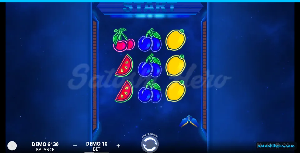 Empty energy bars frame fruit symbols