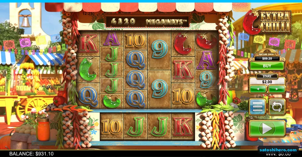 Six-reel board settled with chillies and royals