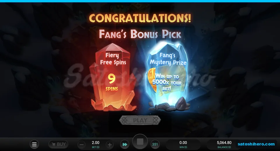 Two crystals offer spins or prize