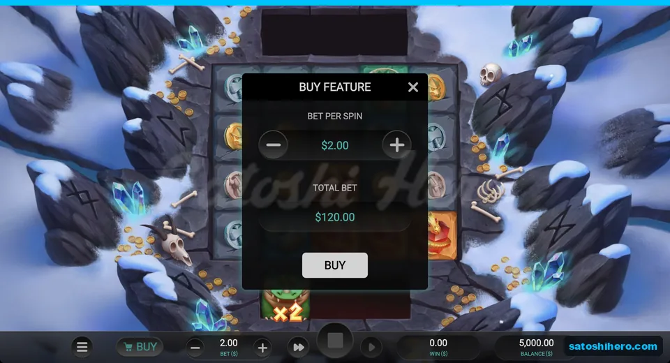 Buy panel shows $120 total