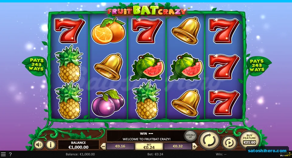 $1,000.00 balance on settled fruit reels