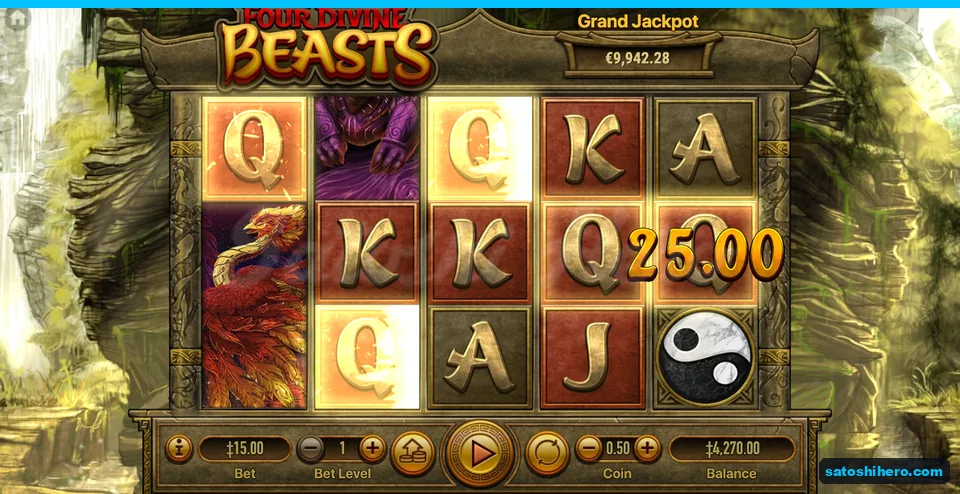 Win counted with lit Q symbols