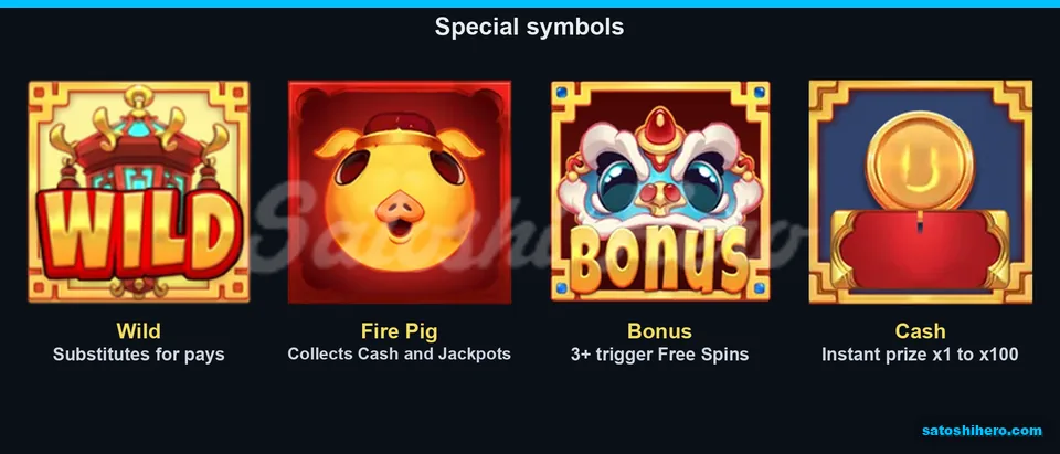 Wild collector bonus and cash symbols displayed