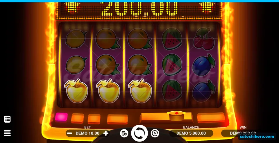 Three golden apples pay 200.00