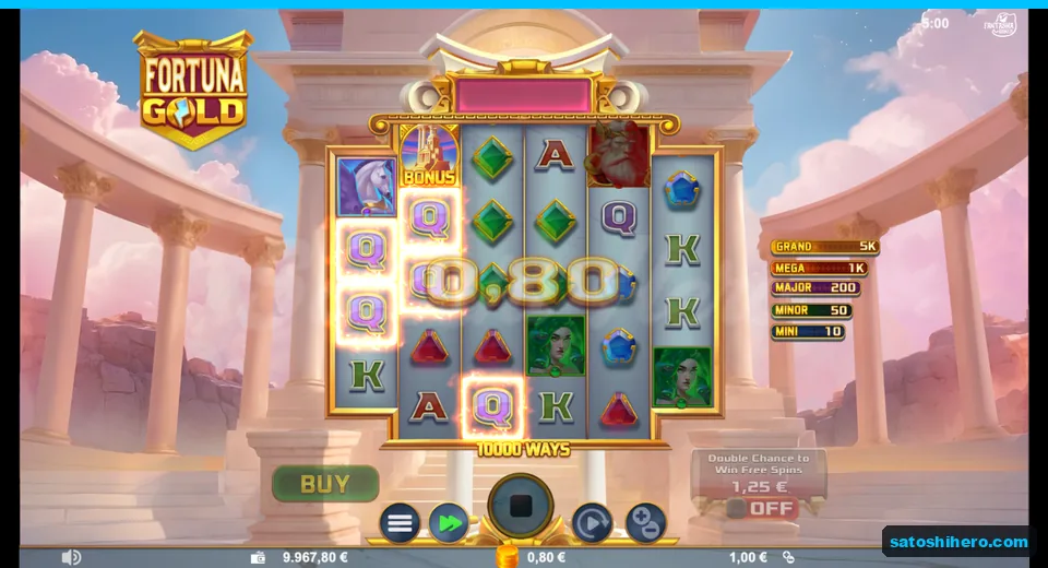 $0.80 win highlighted across Queen symbols