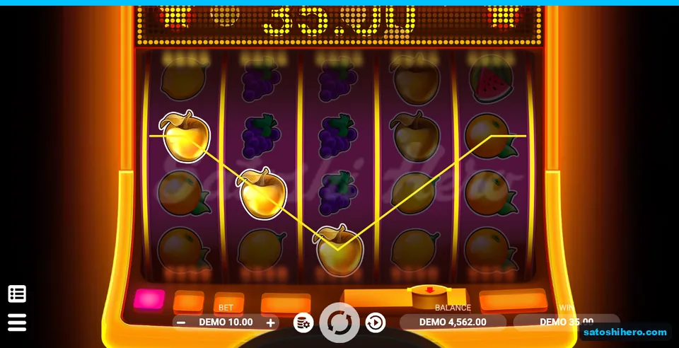 $35.00 win across three golden apples