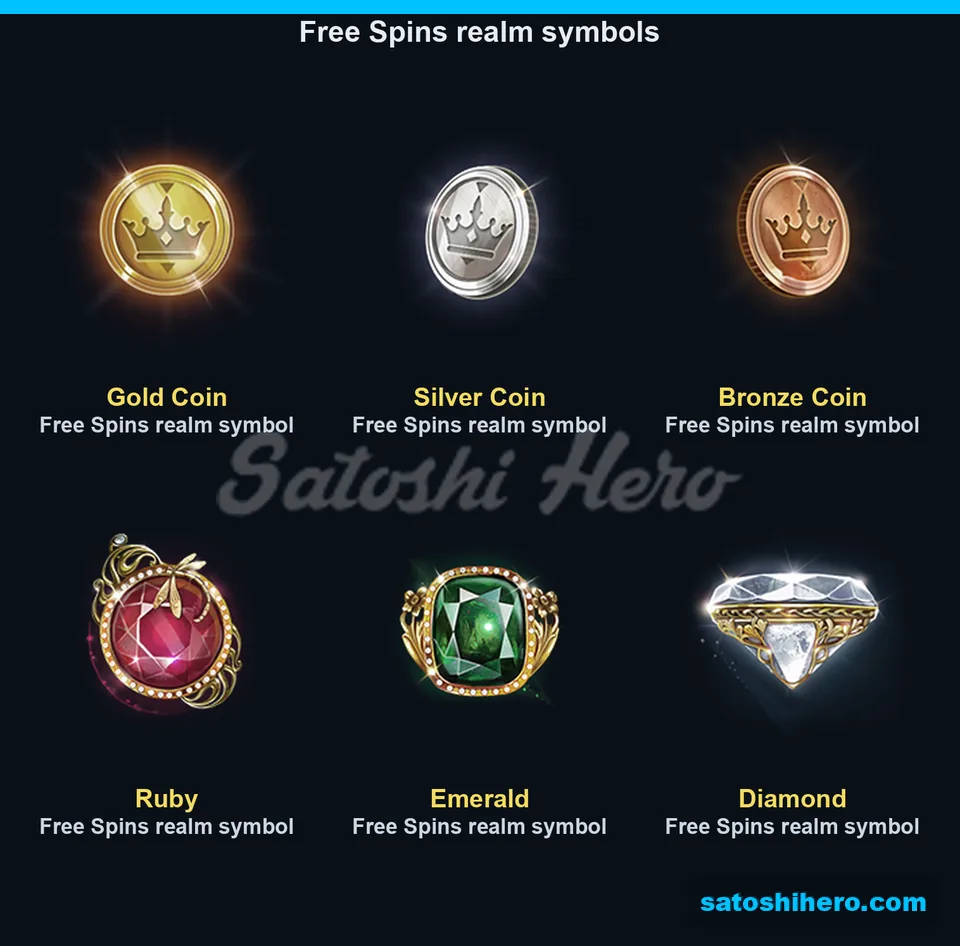 Six treasure symbols replace the standard set