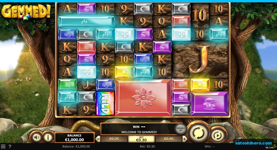 Fresh $1,000 balance on settled gem grid
