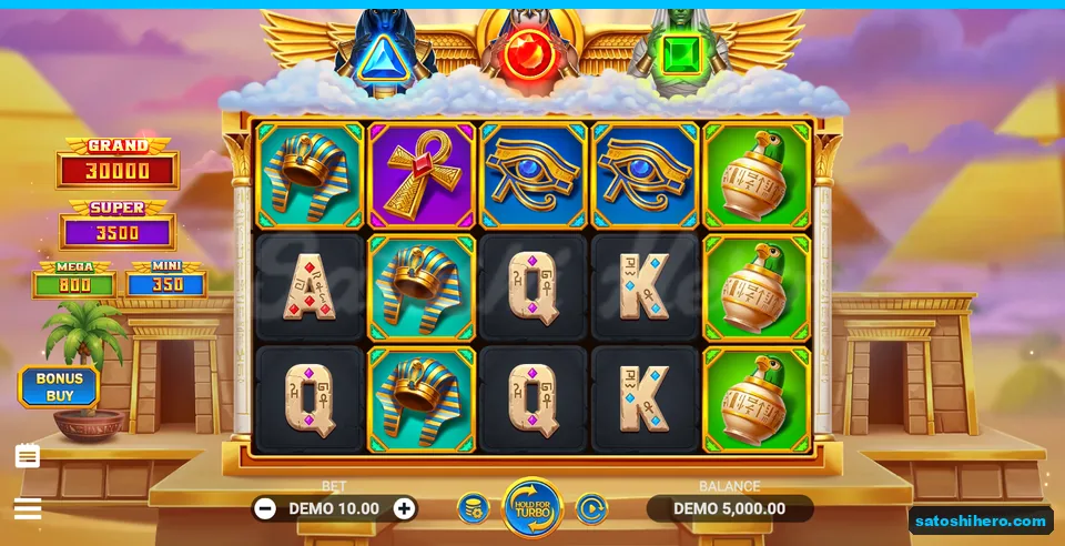 Five reels rest on a fresh 5,000 balance