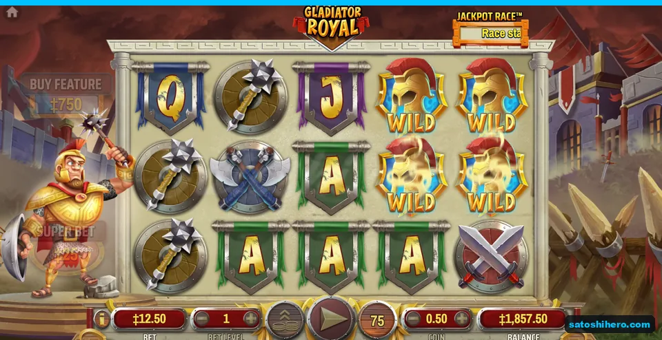 Four wild helmets covered the right reels