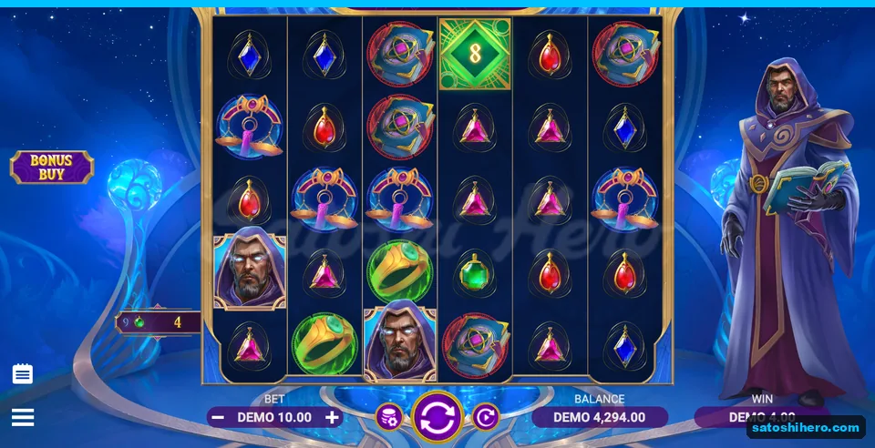 4.00 win shown with closed Magic Box