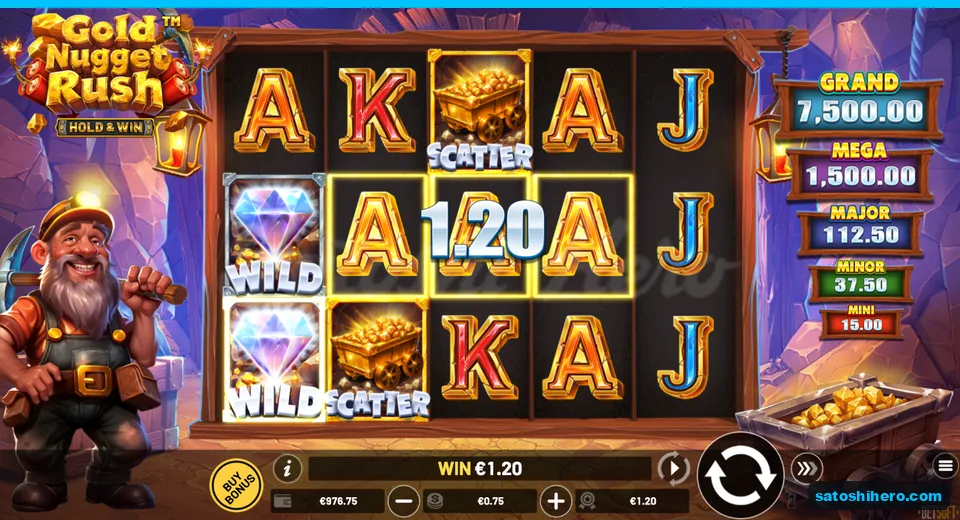 $1.20 line win with aces and wild diamonds