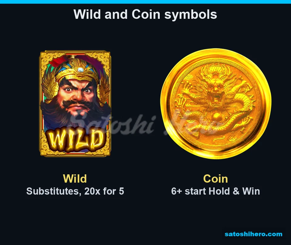 Info screen showing Wild card and Coin