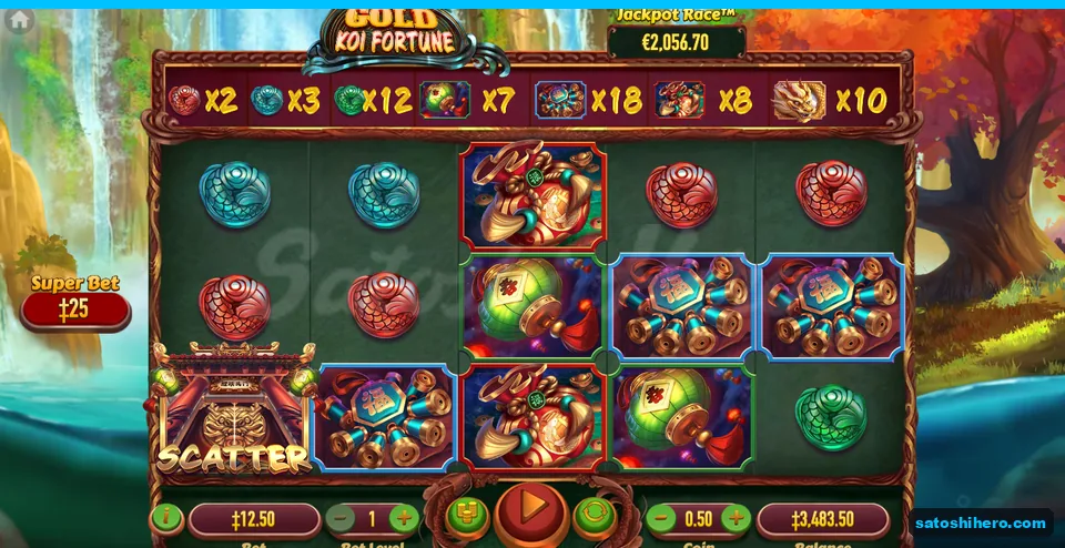 Reels settled under seven multiplier badges