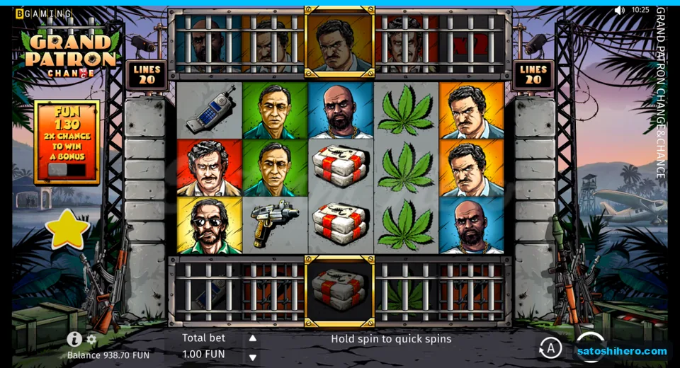 Base screen between jail-bar reels