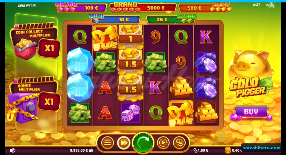 $0.40 win shown on settled six-reel grid