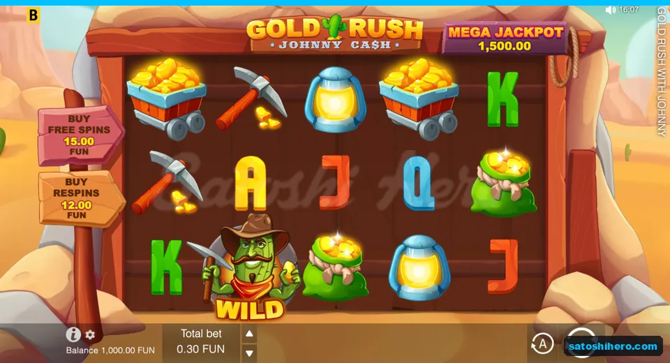 Base screen showing mine board and Wild cactus