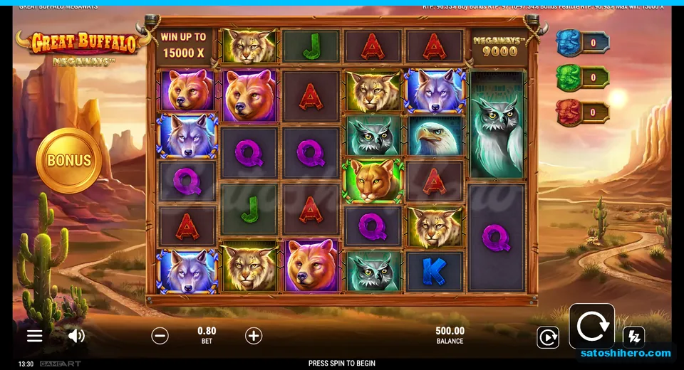 9000 ways shown with empty Mystery meters