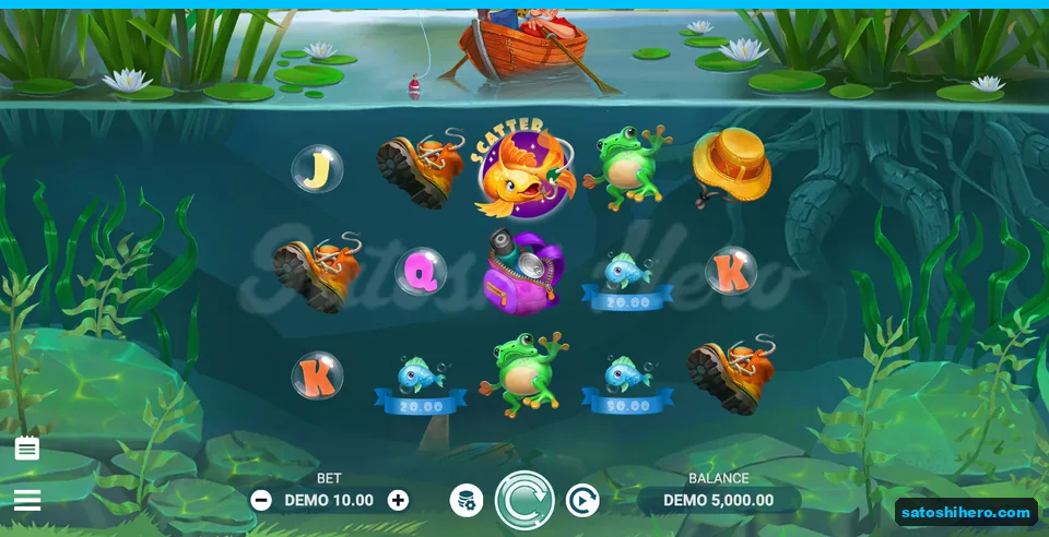 Resting reels show boots, fish and bubbles