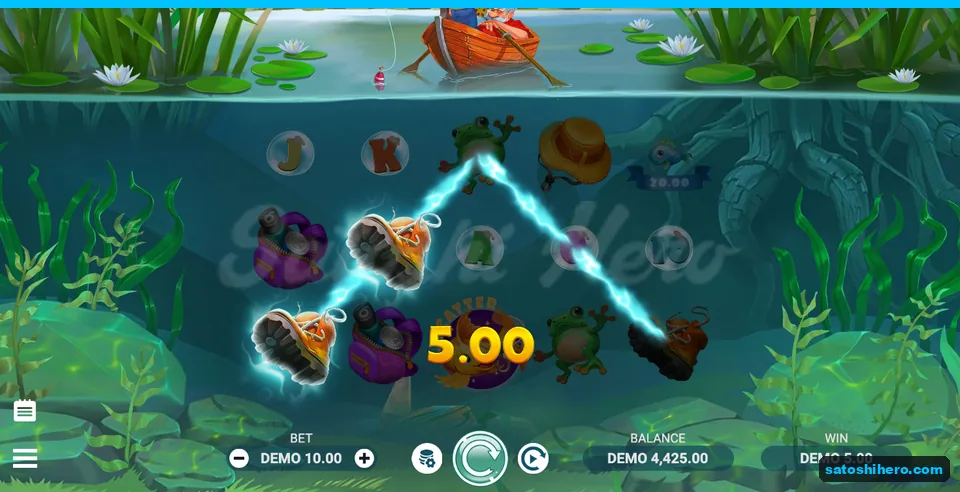 5.00 line win lights the boots